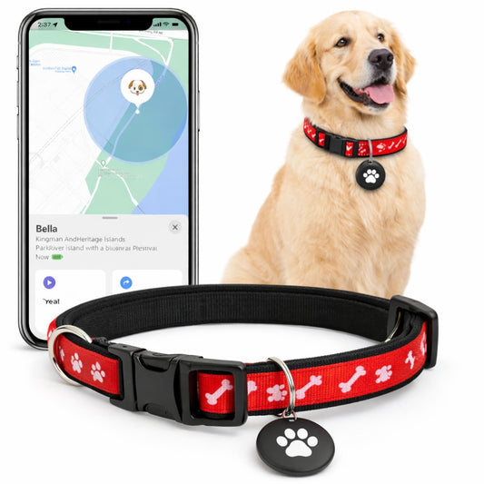 Collar Inteligente para Mascotas con Rastreador GPS