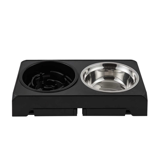Comedero Doble Elevado para Perros 4 Alturas