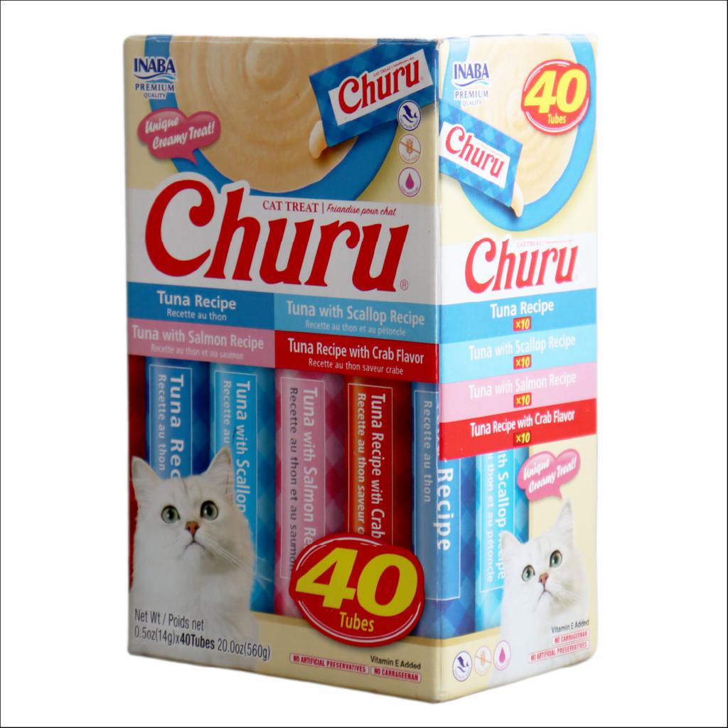 Snack Cremoso para Gatos Churu Pack de 40 Tubos