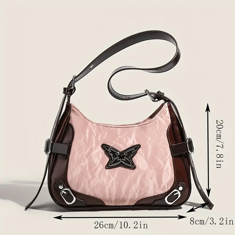 Bolso Boho Mariposa Rosado