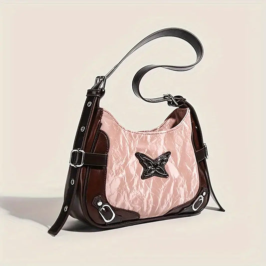 Bolso Boho Mariposa Rosado