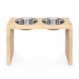 Comedor Para Mascotas En Madera De Pino Lacado