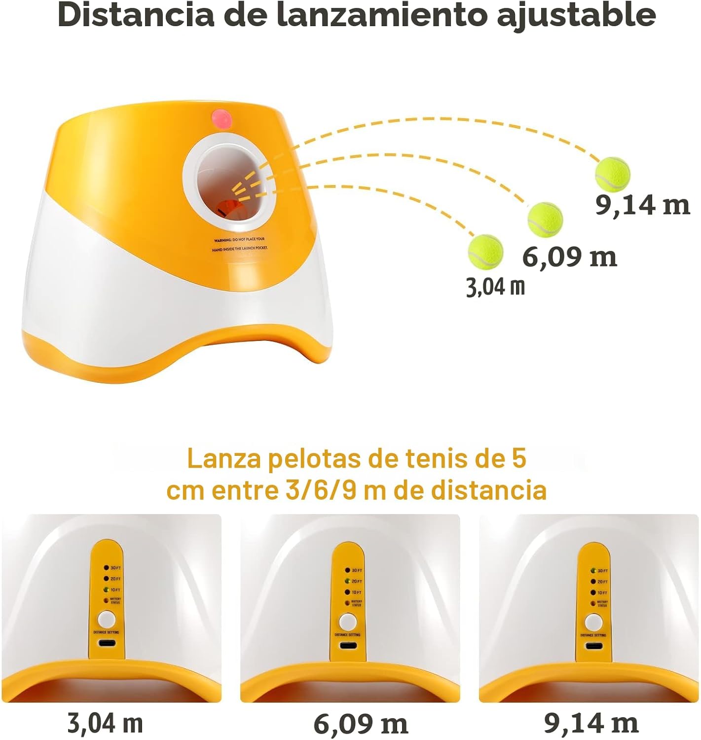 Lanzador de Pelotas Automatico Para Perros