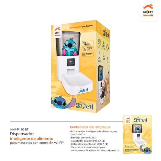 Dispensador Inteligente de Alimentos para Mascotas Nexxt Solutions