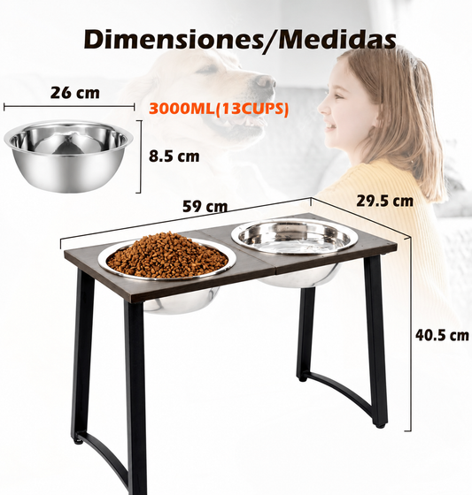 Comedero Elevado para Perros Grandes