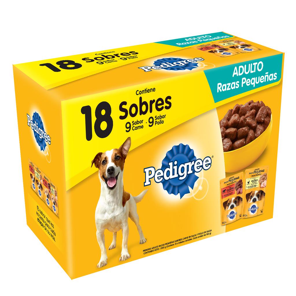 Pedigree Comida Húmeda 18 Unidades / 100 g / 3.5 oz