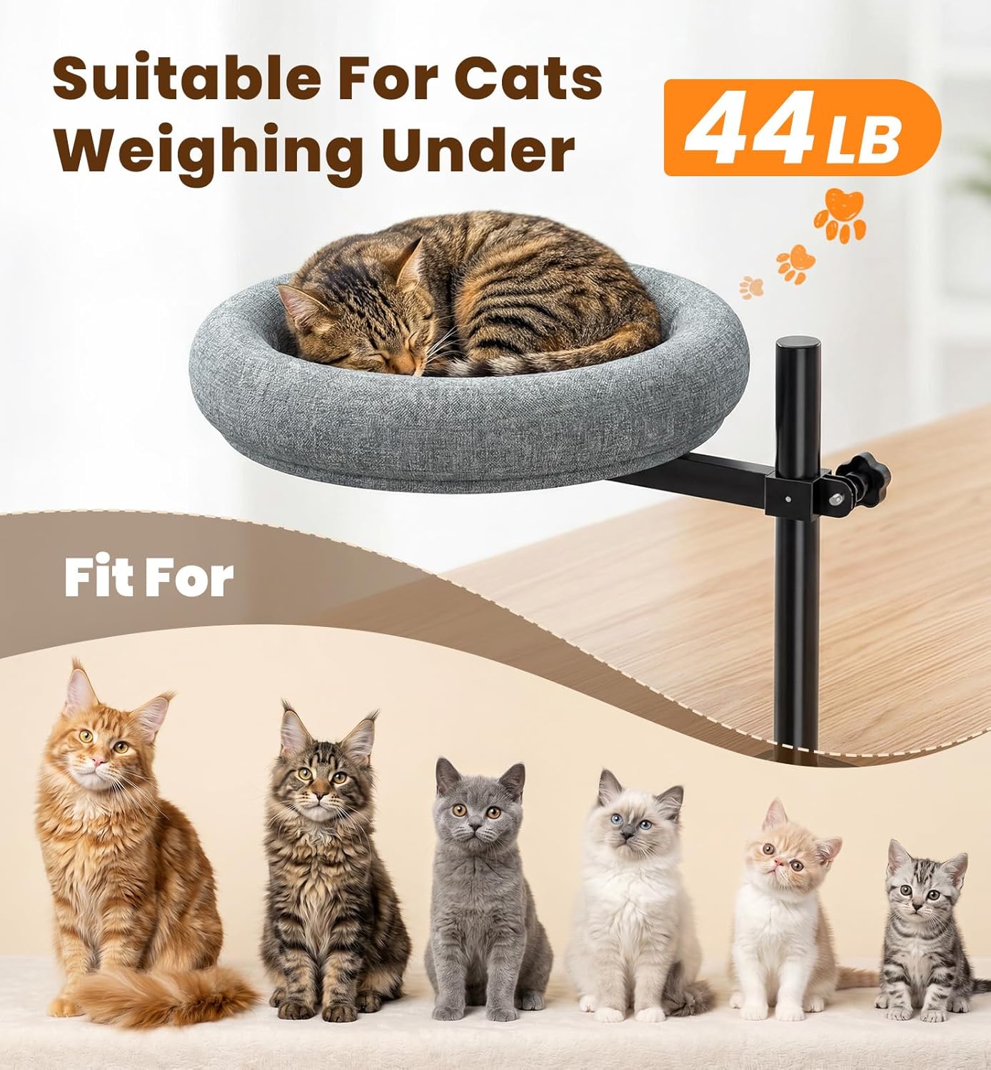 Cama de Escritorio Para Gatos