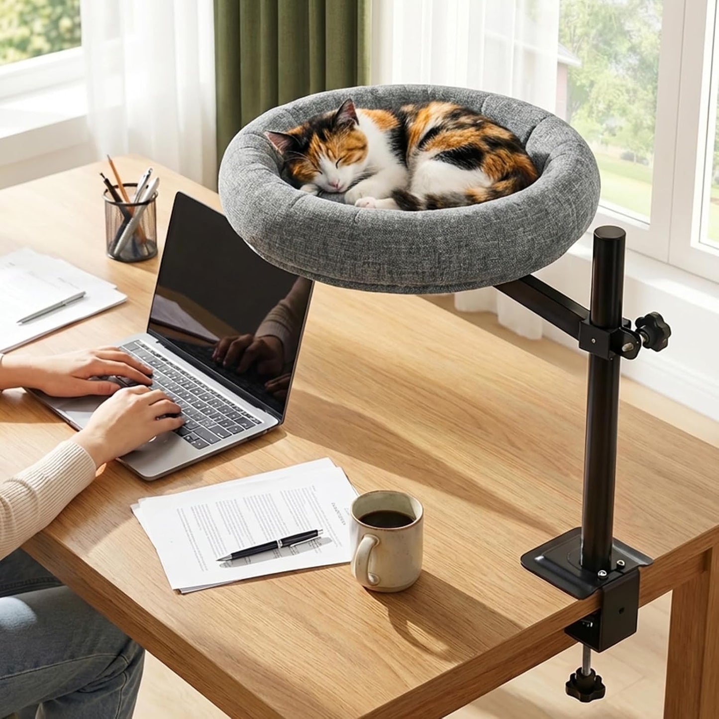 Cama de Escritorio Para Gatos