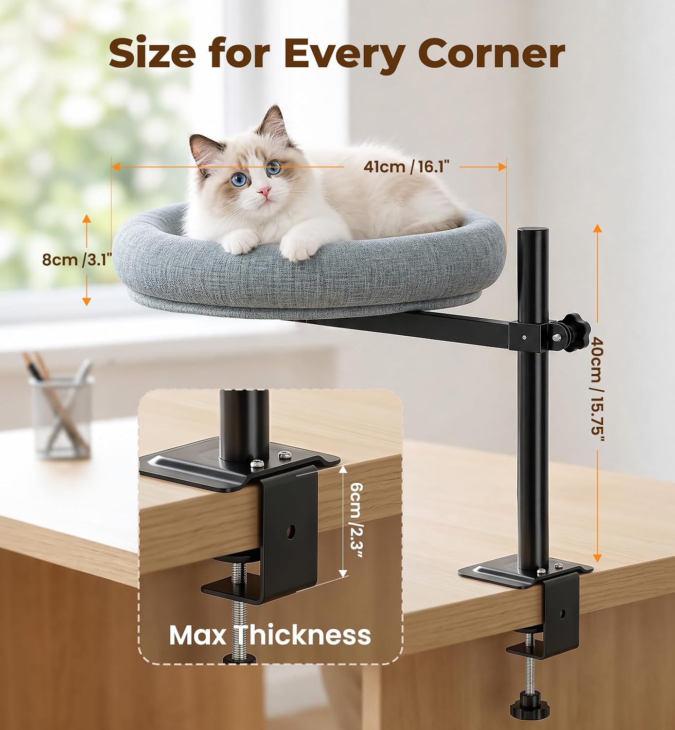 Cama de Escritorio Para Gatos