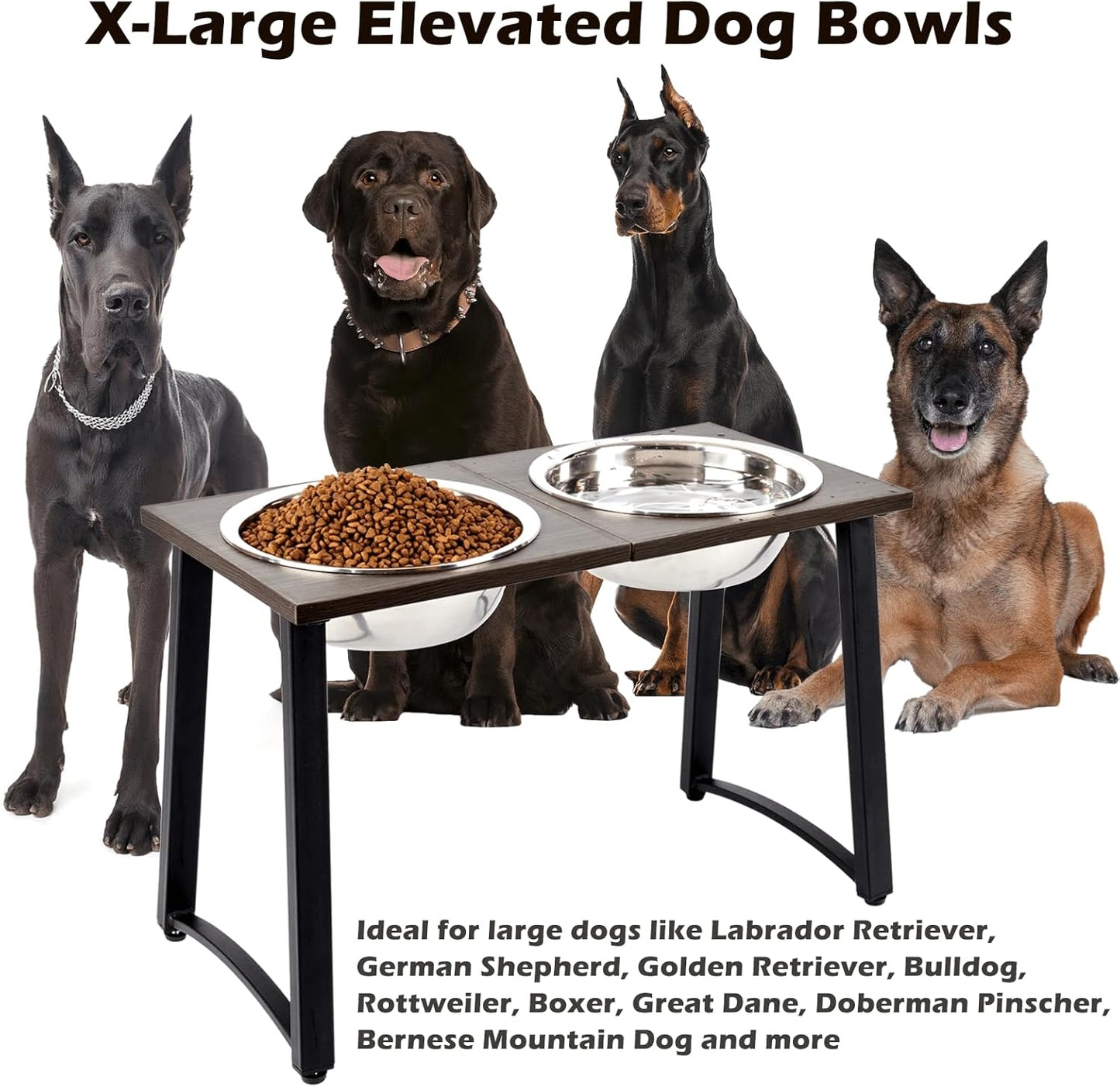 Comedero Elevado para Perros Grandes