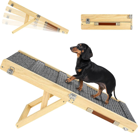 Rampa Plegable Para Mascotas 4 Alturas 80×30cm