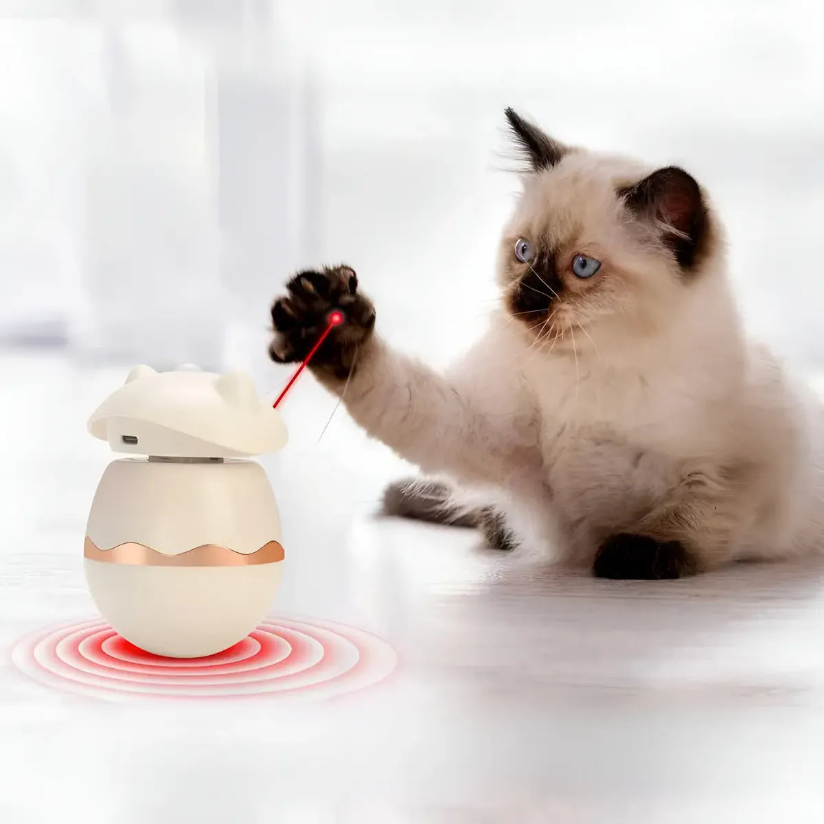 Juguete Laser Automático 360° para Gatos