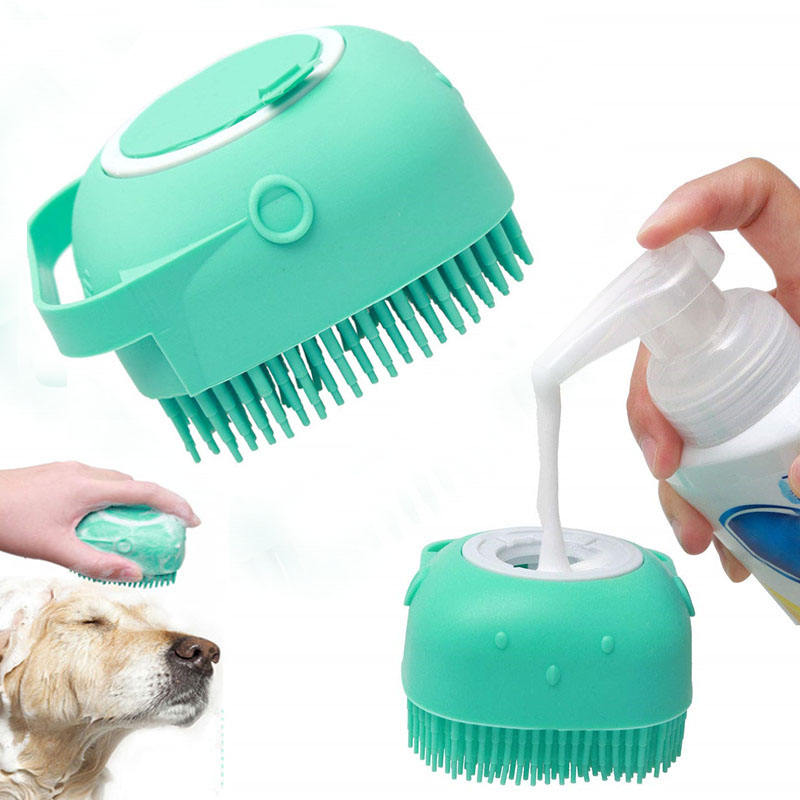 Cepillo De Baño Con Dispensador De Jabon