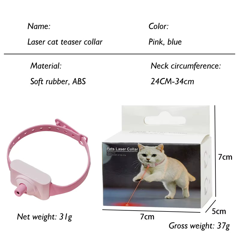 Collar Con Laser Para Gatos Juguete