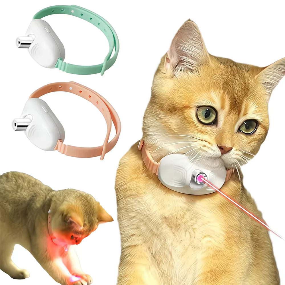 Collar Con Laser Para Gatos Juguete