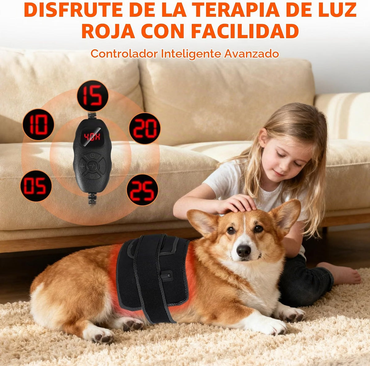 Cinturón De Terapia De Luz Roja