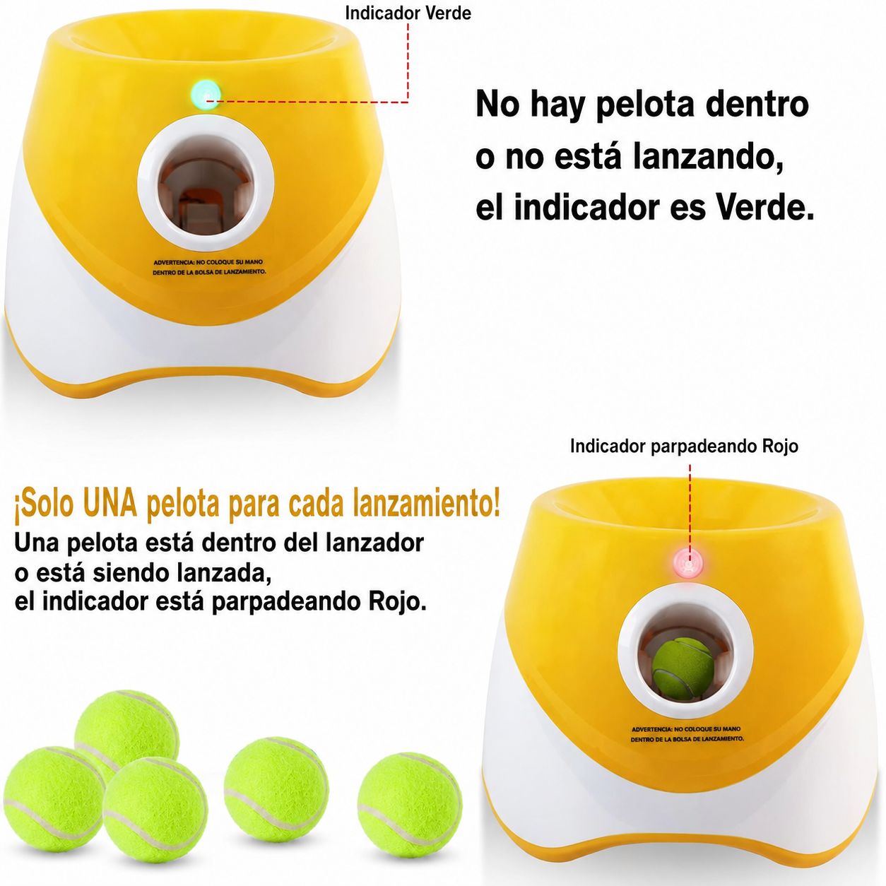 Lanzador de Pelotas Automatico Para Perros