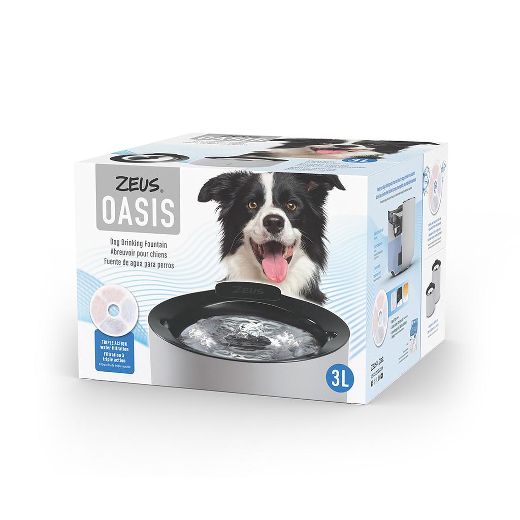 Fuente Purificadora de Agua para Mascotas Zeus