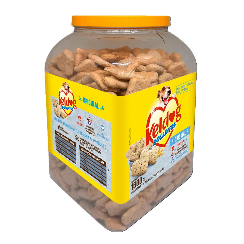 Keldog Bocaditos para Perro Suplemento Alimenticio 1 600 g