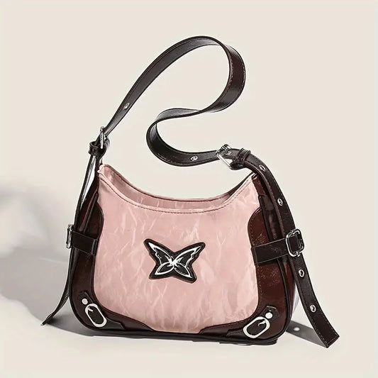 Bolso Boho Mariposa Rosado