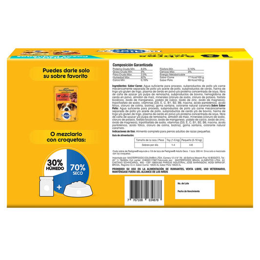 Pedigree Comida Húmeda 18 Unidades / 100 g / 3.5 oz