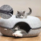Cama Tunel Para Gatos Con Cremallera